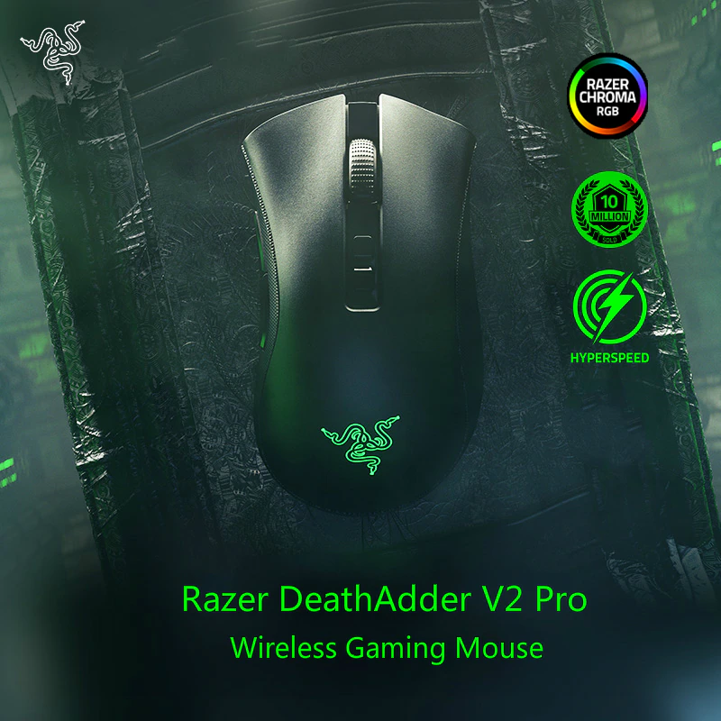 Razer DeathAdder V2 Pro chuot gaming hieu suat cao - Chuột Chơi Game - Chuột Gaming Tốt Nhất 2022